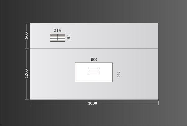 廚衛(wèi)頂極簡主義3000（1200+600）嵌入314